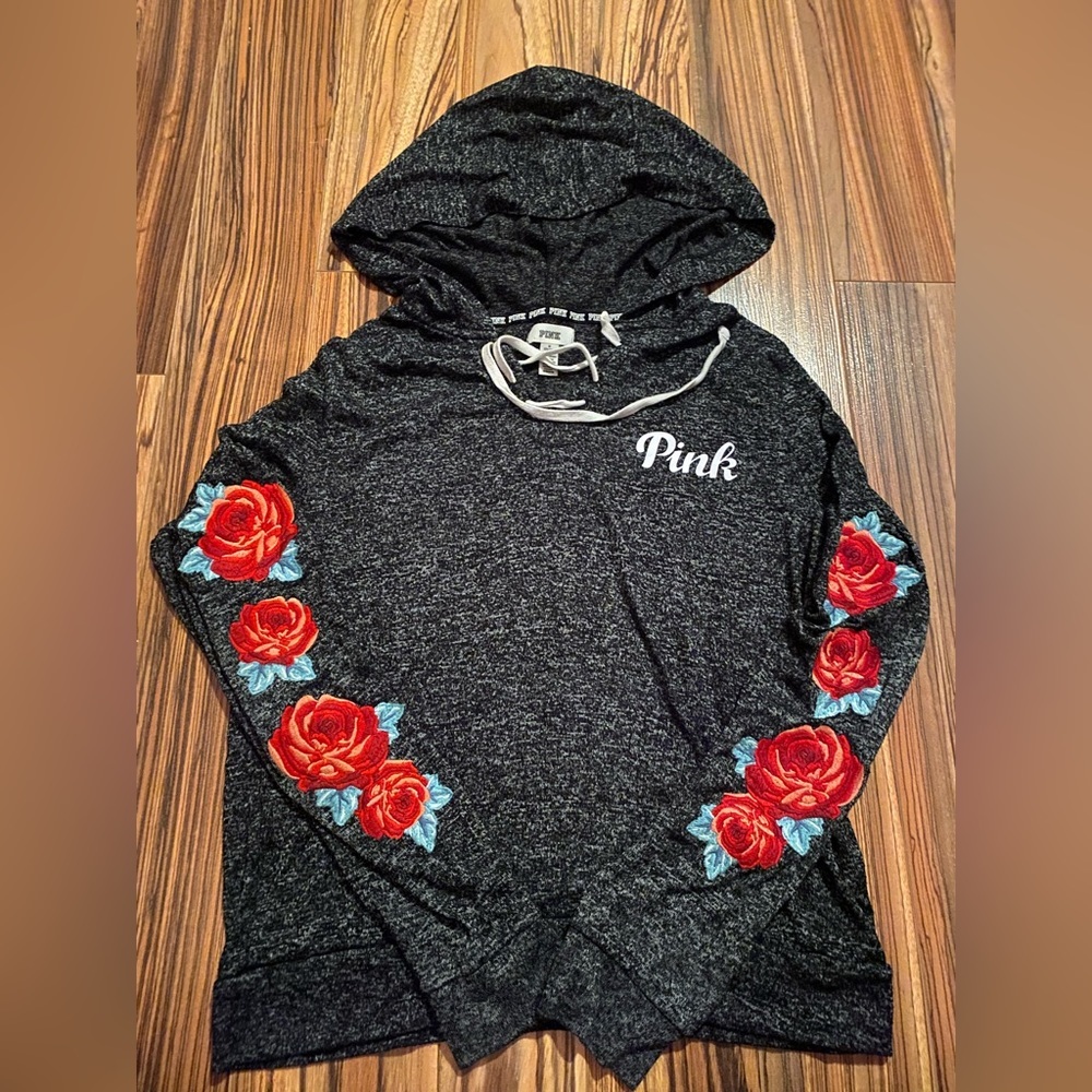 Pink hoodie​
